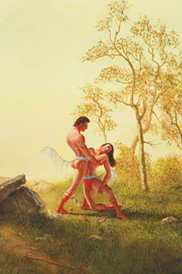 Recumbent Dandies (detail)2